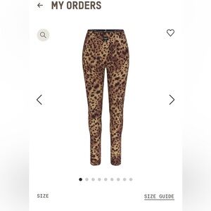 Dolce & gabbana x skims COTTON RIB LEGGING size XS